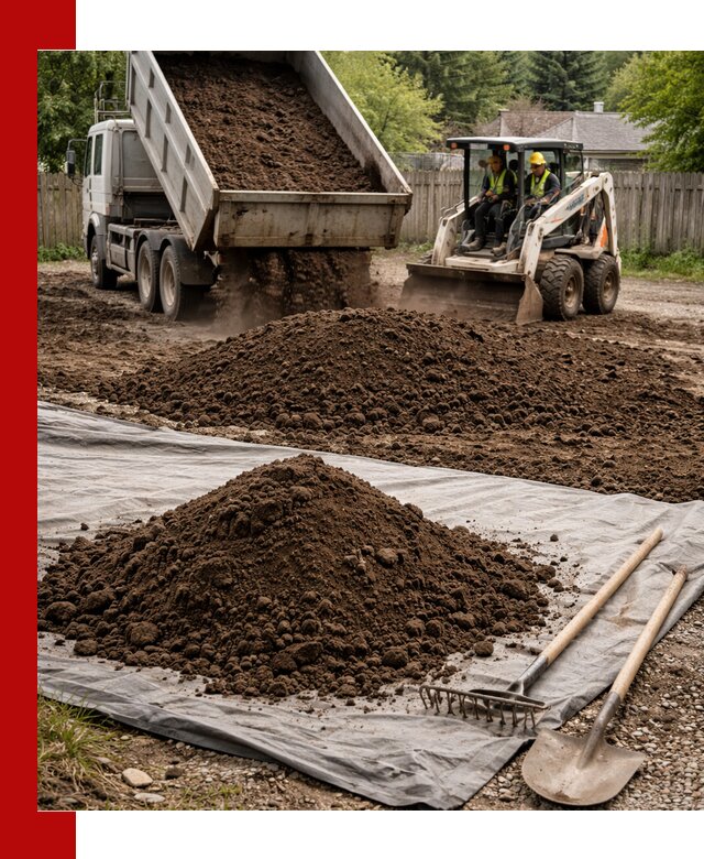 Грунт для отсыпки участка с доставкой в Североморске