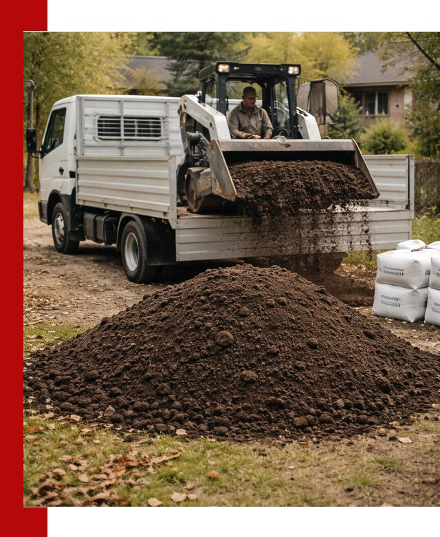 Доставка садовой земли в больших объёмах в Североморске