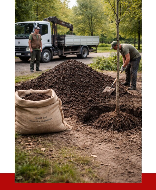 Грунт для посадки деревьев в Североморске от 1284 р. | ПРОНЕРУДСвм
