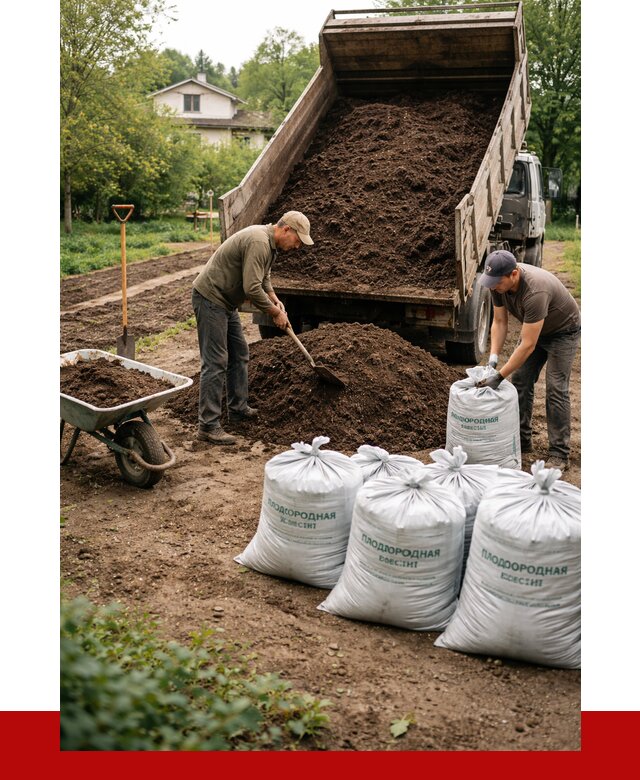 Плодородная смесь в Североморске от 4493 р./куб с доставкой | ПРОНЕРУДСвм