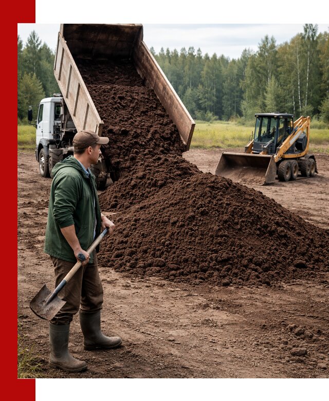 Купить верховой торф с доставкой в Североморске для садоводства и растений