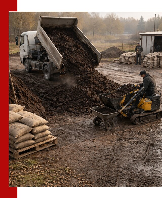 Кислый торф в доставке по выгодным ценам в Североморске