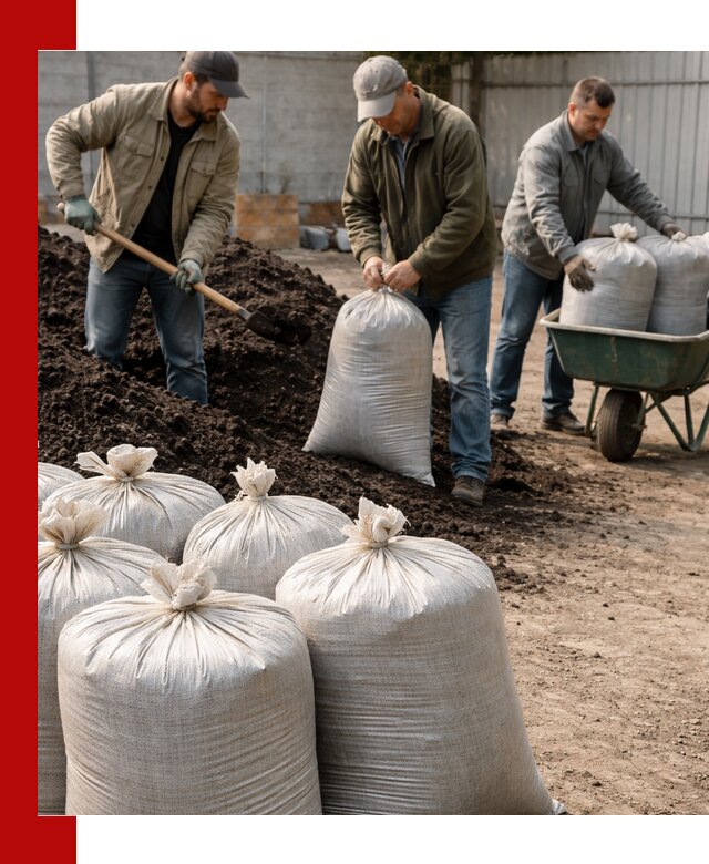 Купить чернозем в мешках с доставкой в Североморске