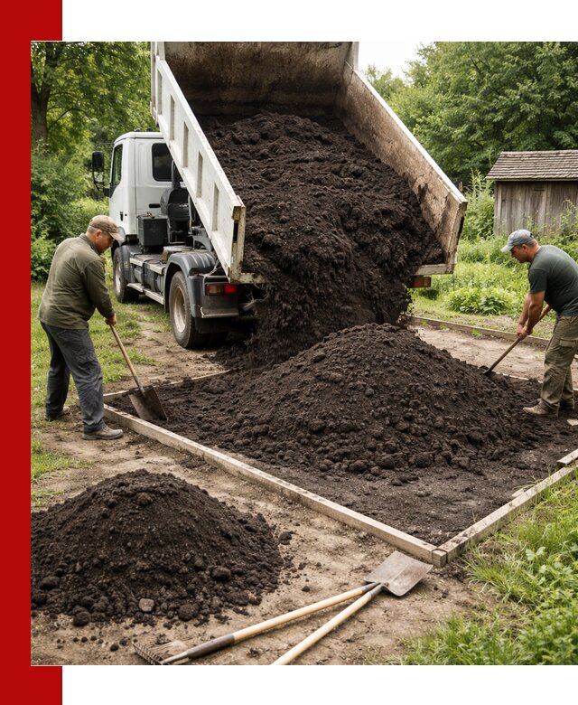 Купить чистый чернозем для огорода с доставкой в Североморске