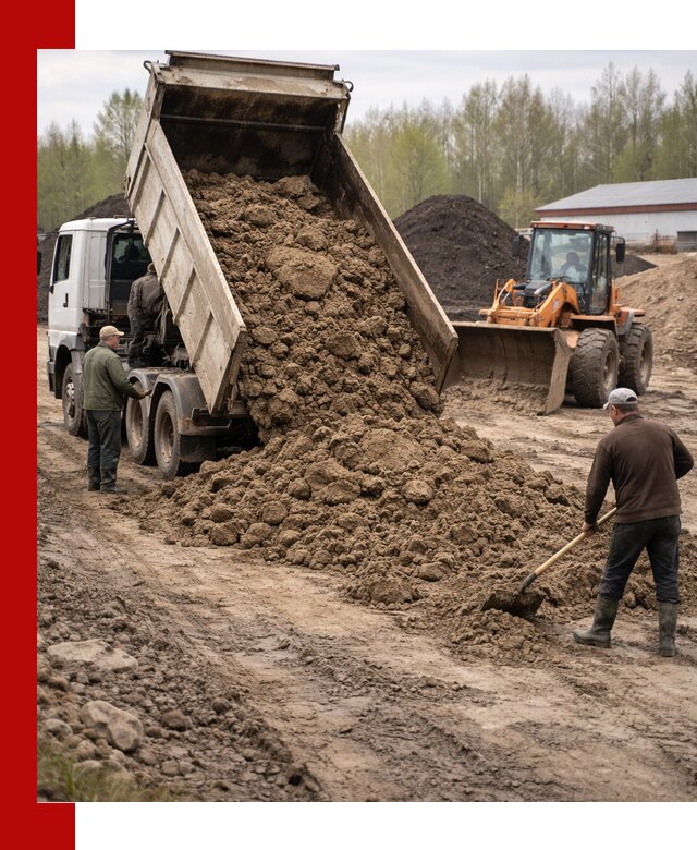 Доставка глин и суглинков в Североморске оптом и вкрай