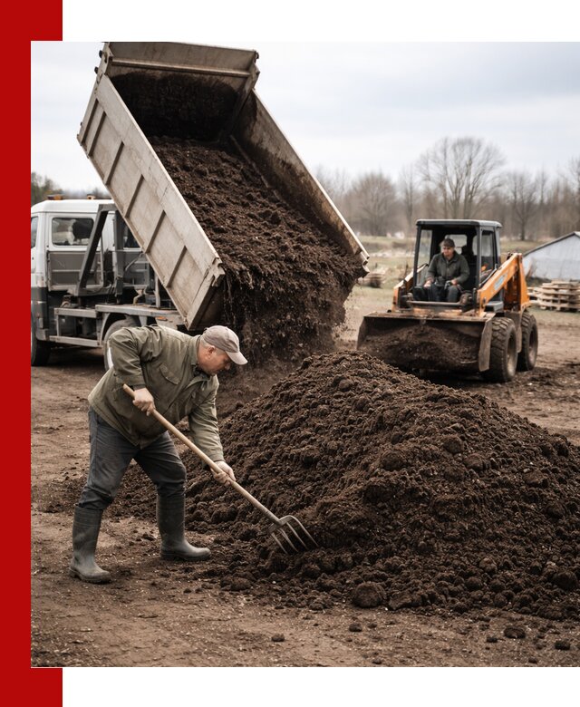 Доставка и продажа перегноя в Североморске быстро и дешево