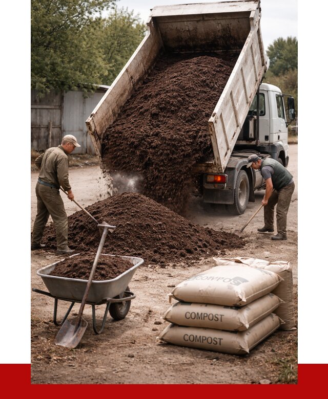 Купить компост в Североморске от 4493 р. за куб с доставкой | ПРОНЕРУДСвм