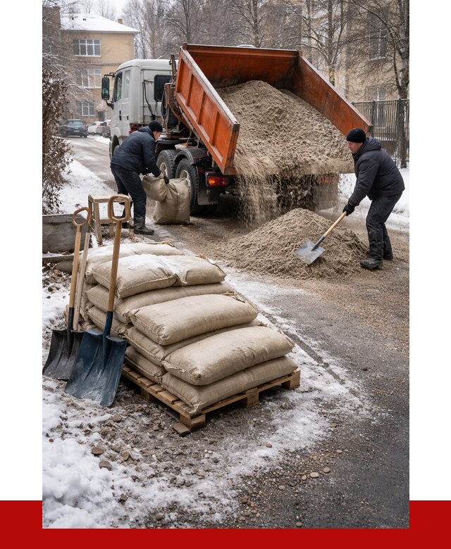 Противогололедные материалы оптом в Североморске от 4493 р. | ПРОНЕРУДСвм