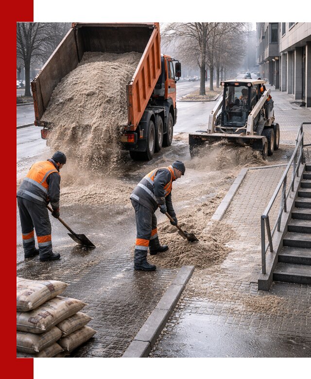 Поставка противогололедных материалов в Североморске