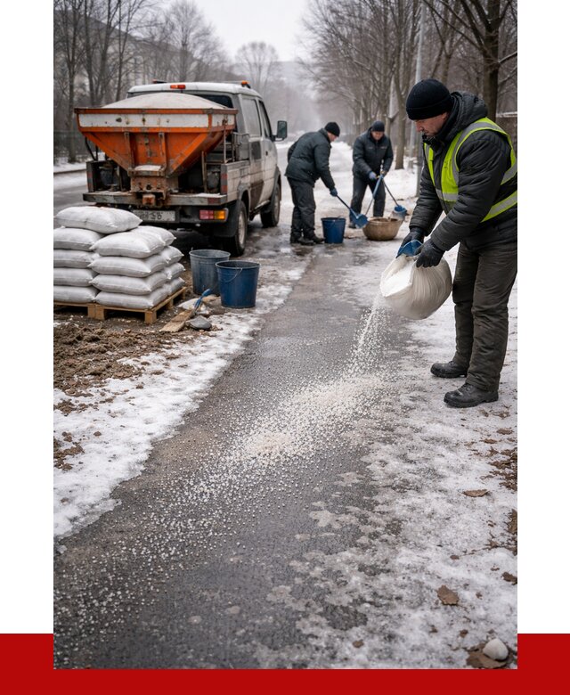 Реагент против гололеда в Североморске с доставкой от 4814 р. | ПРОНЕРУДСвм