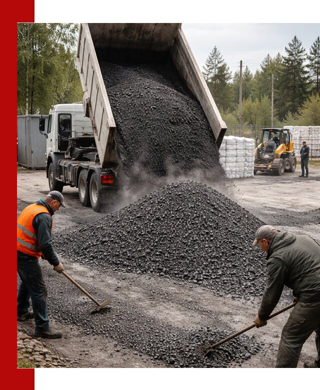 Доставка и продажа асфальтного гранулята в Североморске