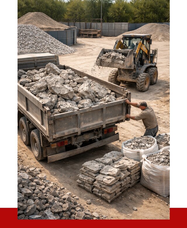 Купить бой бетона с доставкой в Североморске от 5135 р. | ПРОНЕРУДСвм