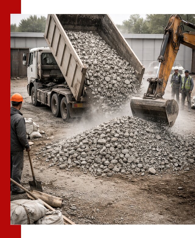 Доставка дробленого бетона в Североморске оптом и в розницу
