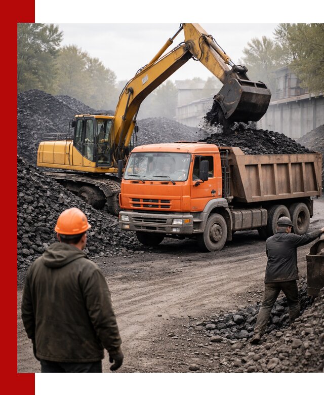 Доставка угля автотранспортом в Североморске быстро и выгодно
