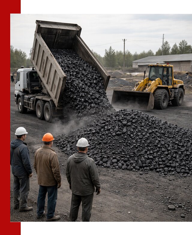 Доставка угля антрацита в Североморске с самосвалами и погрузкой