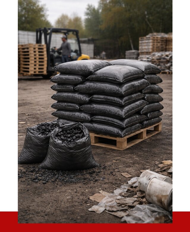 Купить уголь в мешках с доставкой в Североморске от 8023 р. | ПРОНЕРУДСвм