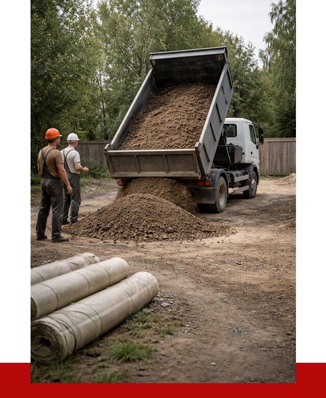 Доставка сыпучих материалов самосвалом в Североморск от 4493 р. | ПРОНЕРУДСвм