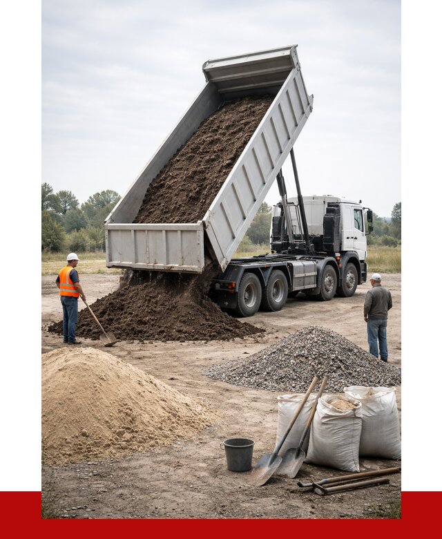 Доставка самосвалом 30 кубов в Североморске от 9092 р. | ПРОНЕРУДСвм