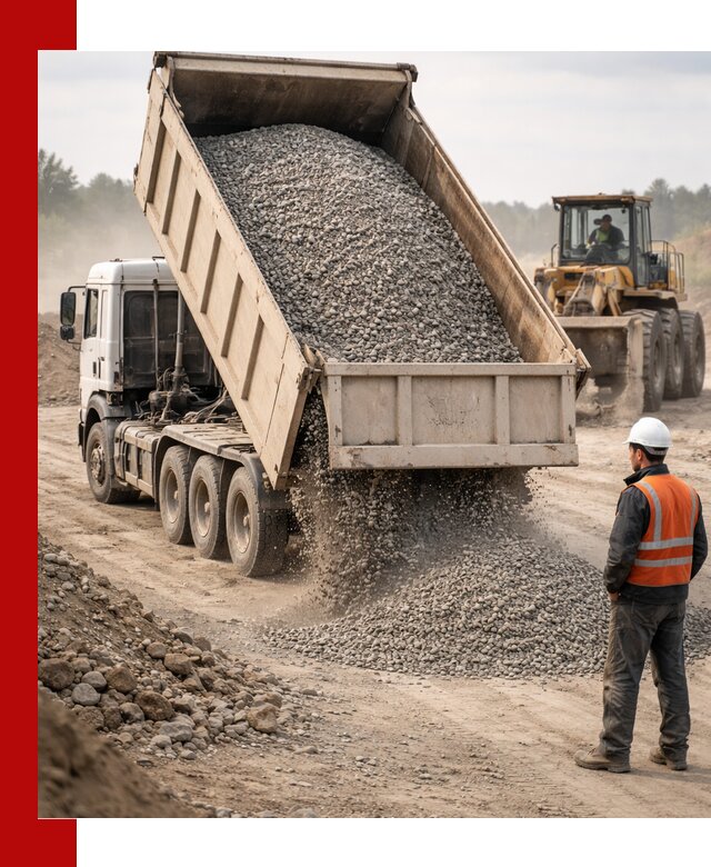 Доставка самосвалом 40 кубов цемента и сыпучих в Североморске