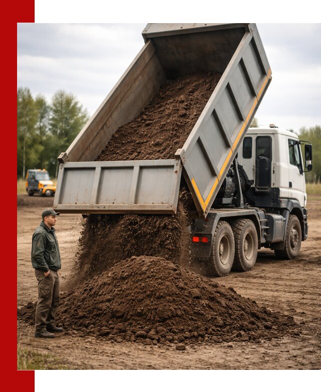 Аренда самосвала с водителем в Североморске для сыпучих грузов и навоза