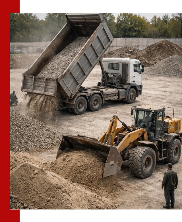 Перевозка сыпучих грузов самосвалами и бортовыми в Североморске