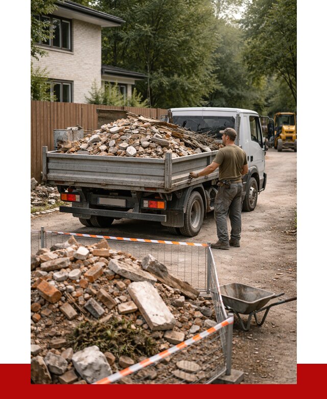 Вывоз строительного мусора с погрузкой в Североморске от 8023 р | ПРОНЕРУДСвм