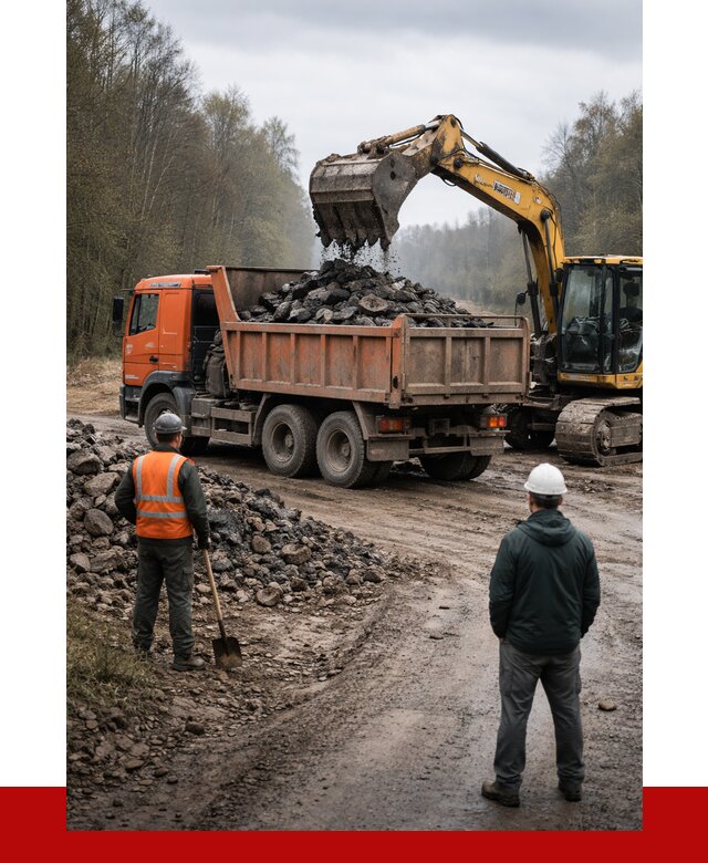Вывоз асфальта в Североморске от 4814 р. самосвалом ПРОНЕРУДСвм