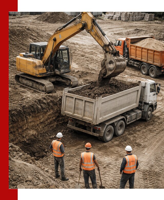 Разработка грунта для строительства и благоустройства в Североморске