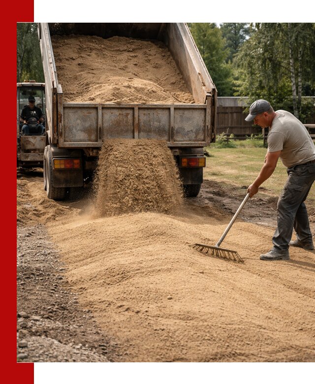 Отсыпка участка песком в Североморске быстро и качественно